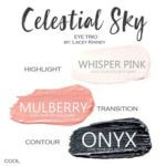 Celestial Sky ShadowSense Trio, whisper pink shadowsense, mulberry shadowsense, onyx shadowsense