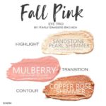 Fall Pink ShadowSense Trio, sandstone pearl shimmer shadowsense, mulberry shadowsense, copper rose shimmer shadowsense