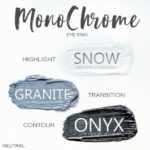 Monochrome Shadowsense trio, snow shadowsense, granite shadowsense, onyx shadowsense