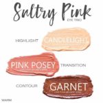 Sultry Pink shadowsense trio, candlelight shadowsense, pink posey shadowsense, garnet shadowsense