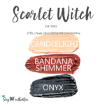 Candlelight Shadowsense, bandana shimmer shadowsense, onyx shadowsense, Scarlet Witch ShadowSense Eye Trio