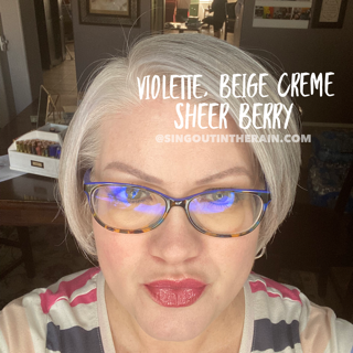 Violette LipSense, LipSense Mixology, Beige Creme LipSense, Sheer Berry LipSense