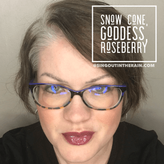 Snow Cone LipSense, Goddess LipSense, Roseberry LipSense, LipSense Mixology