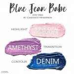 blue jean babe shadowsense, pink opal shimmer shadowsense, amethyst shadowsense, denim shadowsense