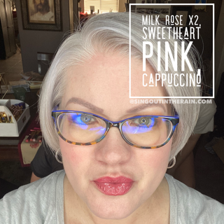 Milk Rose LipSense, Sweetheart Pink LipSense, Cappuccino LipSense, LipSense Mixology
