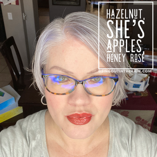 Hazelnut LipSense, She's Apples LipSense, Honey Rose LipSense, LipSense Mixology