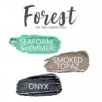 Forest Shadowsense Eye Trio, seafoam shimmer shadowsense, smoked topaz shadowsense, onyx shadowsense