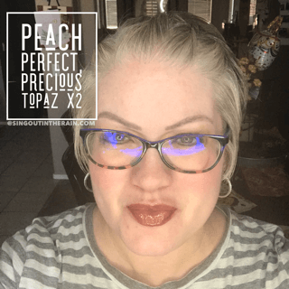 Peach Perfect LipSense, Precious Topaz LipSense, LipSense Mixology