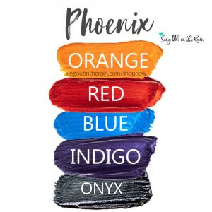 Phoenix Eye Look, Orange Shadowsense, Red ShadowSense, Blue ShadowSense, Indigo ShadowSense, Onyx ShadowSense