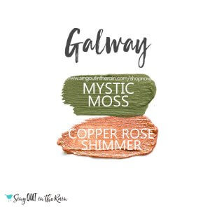 Galway Eye Duo, Mystic Moss ShadowSense, Copper Rose Shimmer ShadowSEnse