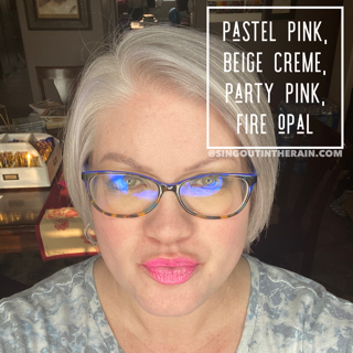 Pastel Pink LipSense, Beige Creme LipSense, Party Pink LipSense, Fire Opal LipSense, LipSense Mixology