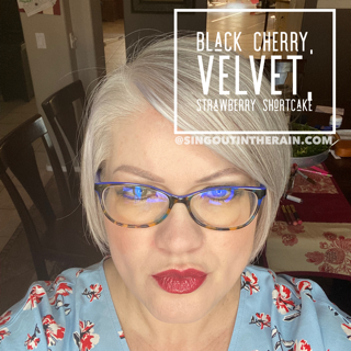 Black Cherry LipSense, LipSense Mixology, Velvet LipSense, Strawberry Shortcake LipSense