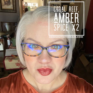 Coral Reef LipSense, LipSense Mixology, Amber Spice LipSense