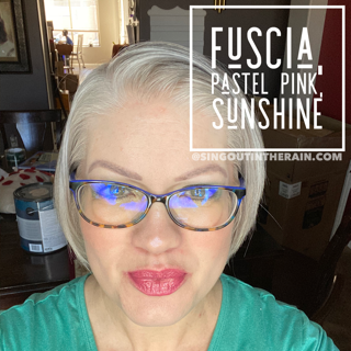 Fuscia LipSense, LipSense Mixology, Sunshine LipSense, Pastel Pink LipSense