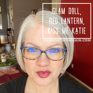 Glam Doll Lipsense, Kiss me Katie LipSense, Red Lantern LipSense, LipSense Mixology