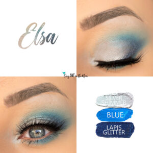 Elsa Eye Look, Blue ShadowSense, Lapis Glitter ShadowSense, Silver Shimmer ShadowSense