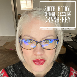 Sheer Berry LipSense, Be Mine LipSense, LipSense Mixology, Dazzling Cranberry LipSense