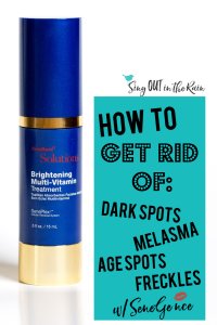 how to get rid of dark spots, get rid of dark spots with senegence