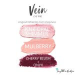 pink opal shimmer shadowsense, mulberry shadowsense, cherry blush, onyx shadowsense, vein trio