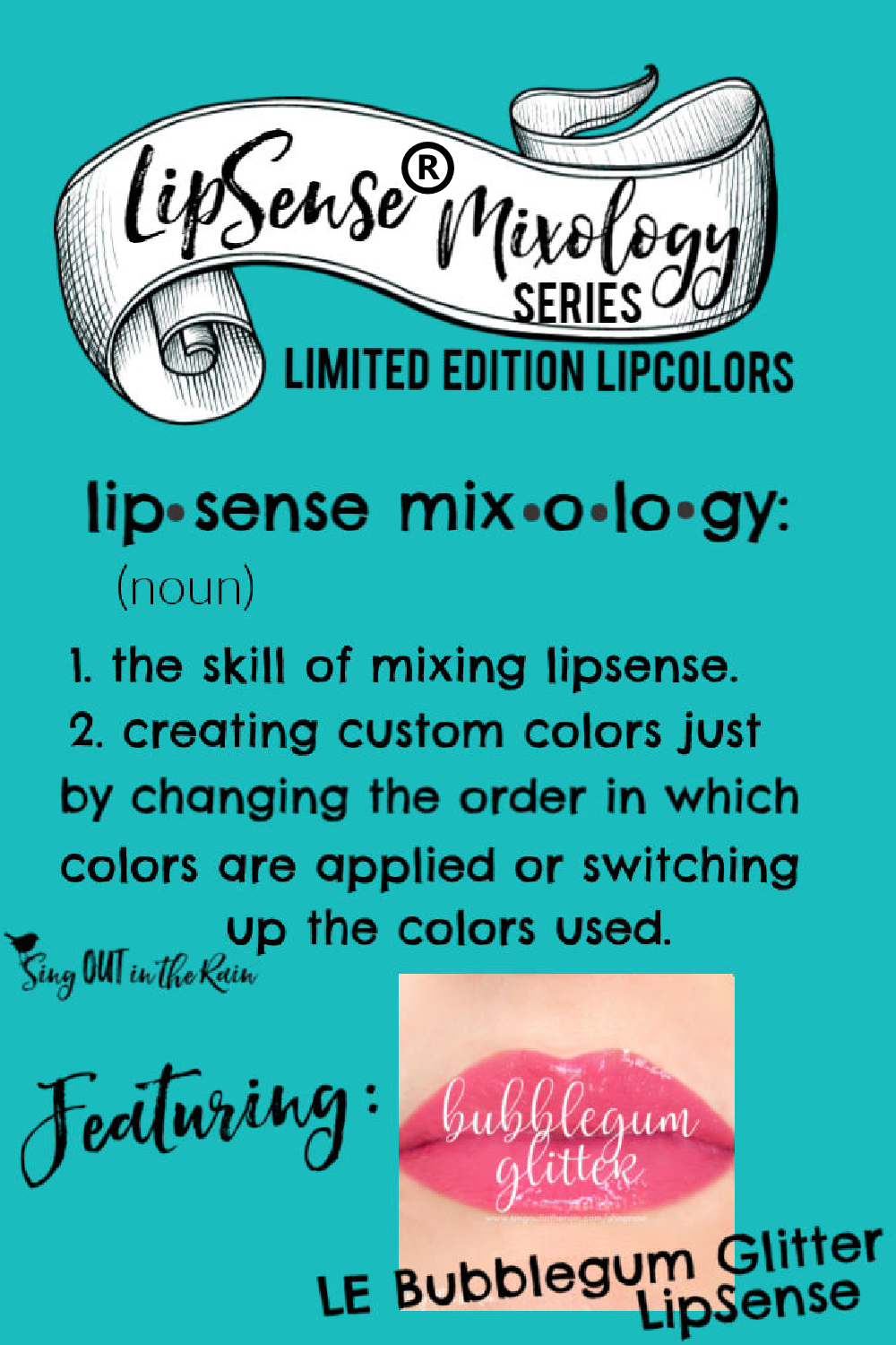 The Ultimate Guide to Bubblegum Glitter LipSense Mixology
