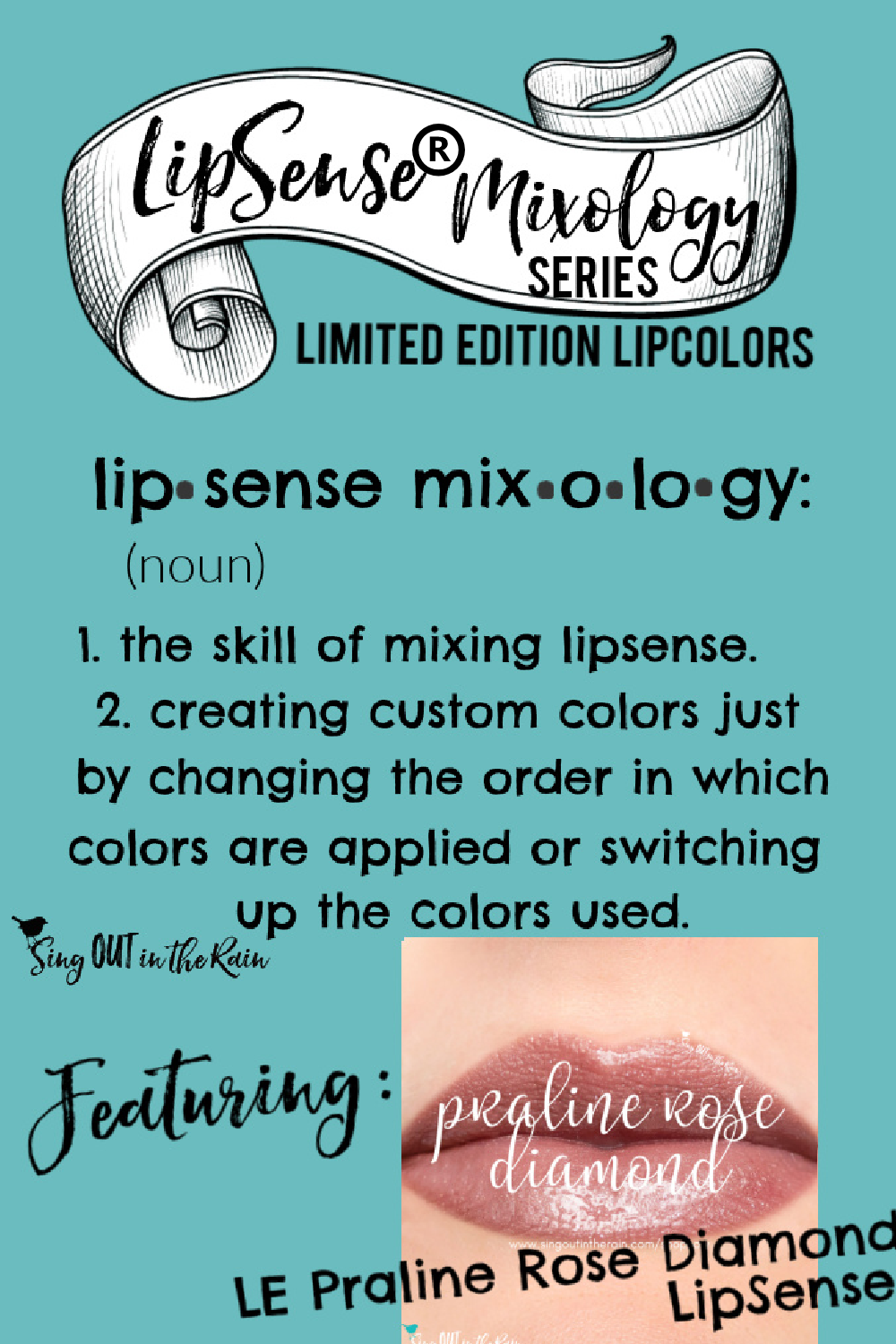 The Ultimate Guide to Praline Rose Diamond LipSense Mixology